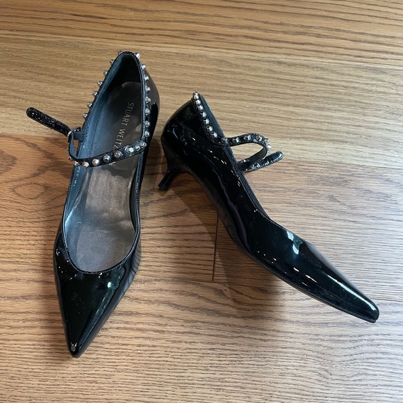 Stuart Weitzman Kitten Heel Patent - Picture 3 of 4